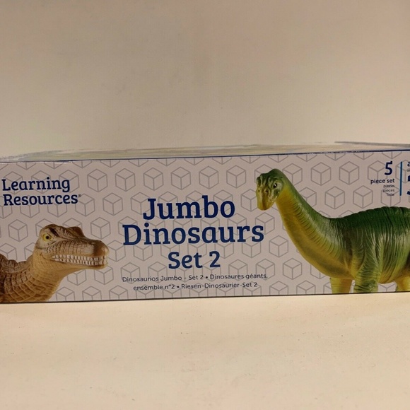 Learning Resources Jumbo Dinosaurs Set - Picture 8 of 8